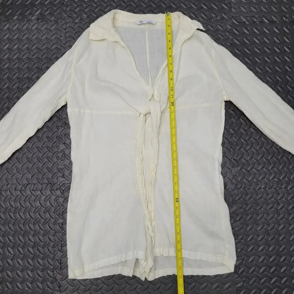 Zara Linen Romper Butter Yellow Old Money Capsule Wardrobe Summer Vacation